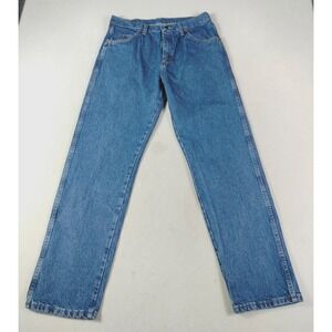 Vintage Rustler Jeans Mens 32x30 Straight Leg Denim Westerncore Cowboycore Rodeo